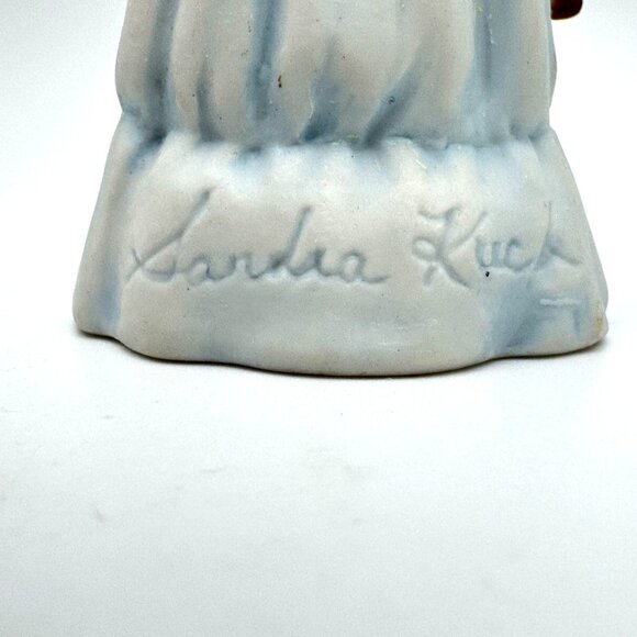 Vintage Reco Sandra Kuck "Timothy" Porcelain Christmas Ornament 1991 - Picture 5 of 8